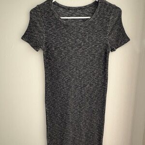 Knit Mini Short Sleeve Dress